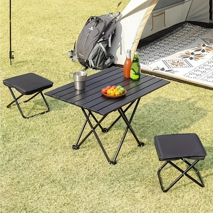 Portable Folding Stool Lightweight Camping Chair Foldable Seat for Fishing Hiking Travel Outdoor & Indoor Use