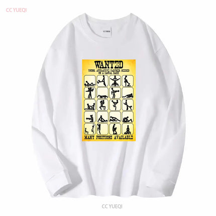 Wanted Kamasutra Position  White Men T Shirt D403 vintage Washed Stylish Slightly graphic fashion Comfortable designer clothes