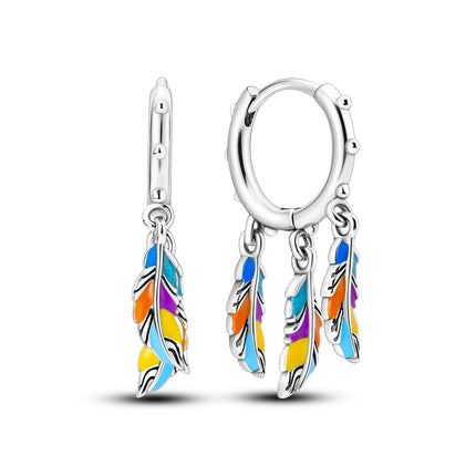 Orstarry 925 Sterling Silver Sparkling Wings Earrings Original Jewelry Drop Earrings Women Jewelry Party Trendy Anniversary Gift