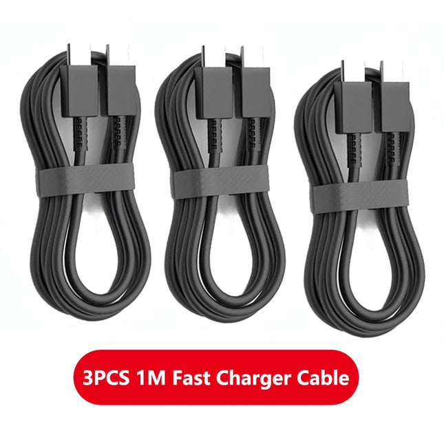 3 Stücke PD 100W USB Typ C auf C Schnellladekabel für Samsung Galaxy S22 S23 S24 S25 Plus Note Ultra A53 A54 Lade- und Datenkabel