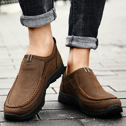 Oversized Men's Casual Shoes 2023 New Fashion Business Men's Shoes Outdoor Thick Sole Sports Shoes Retro Casual Men's Shoes