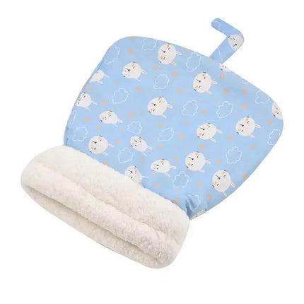 Winter Enclosed Fleece Lined Self Warming Washable Cat Cave Bed Pet Mat Sleeping Bag Indoor Pet Nest Pet Supplies