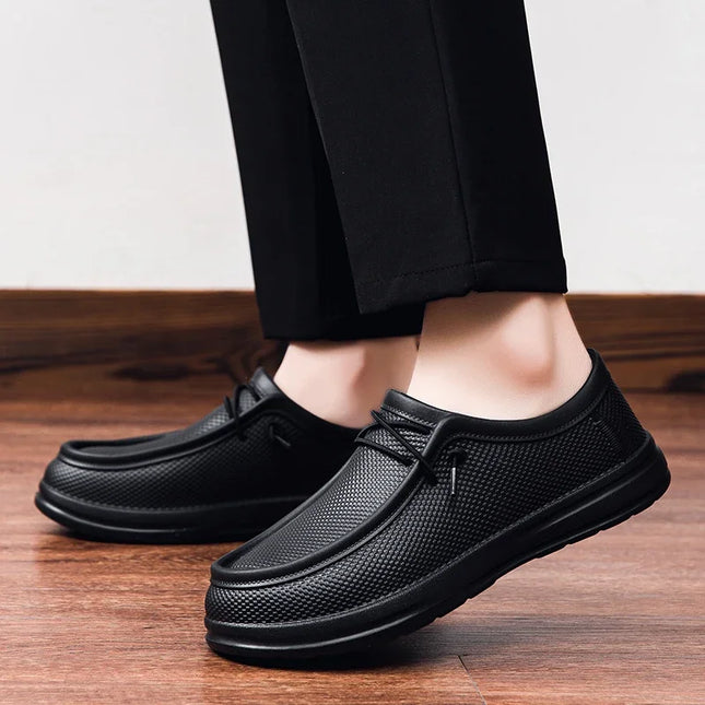 Men's Kitchen Working Shoes Non-slip Waterproof Chef Shoes Fashion Men Casual Work Shoes Outdoor Water - product image 2
