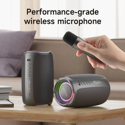 Zealot-S61M Karaoke Machine Portable Bluetooth Speaker with 1-2 Wireless Microphones Bluetooth 5.3 Home Family Singing Gifts