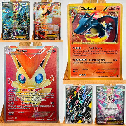 Pokemon PTCG Charizard Victini Gardevoir Sexy Cynthia Toys Hobbies Hobby Collectibles Game Collection Anime Cards