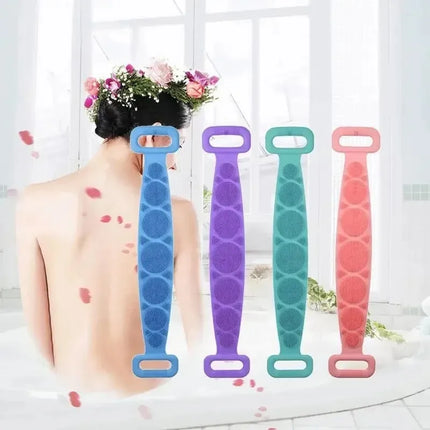 Body Sponge Silicone Back Brushes Bath Towels Scrubber Rubbing Back Peeling Massage Shower Belt Extended Skin - product image