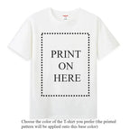 Printed on white Tee / M