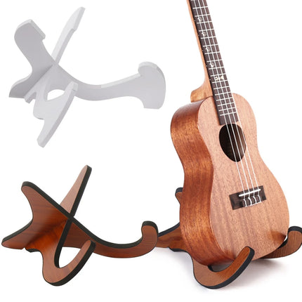 New Portable Instrument Part Accessories Guitar Stand Rack Musical Strings Foldable Holder Vertical Ukulele Display