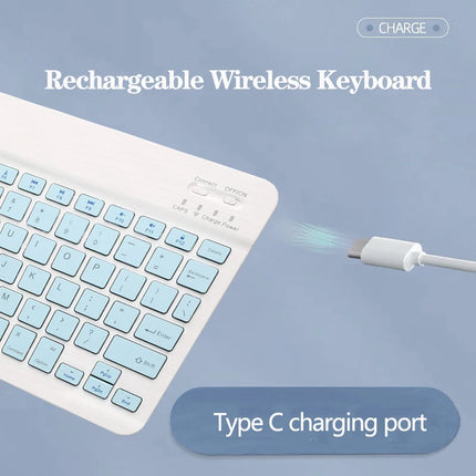 Bluetooth-compatible Keyboard And Mouse For Ipad Xiaomi Tablet Mini Wireless Rechargeable Keyboard For Android Ios - product