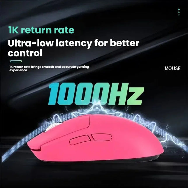 Eine neue Generation der kabellosen Bluetooth-Maus M348, leicht, 6-stufig einstellbar, 6400 DPI, 1K Polling-Rate, extrem geringe Verzögerung, E-Sport-Sensor