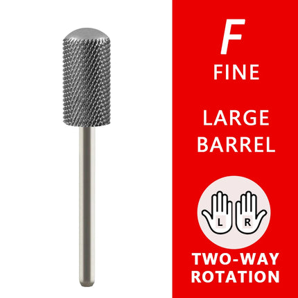 1pc 6.6mm Smooth Top Large Barrel Nail Drill Bits Safety Carbide Bit Milling Cutter For Manicure Remove Gel Accessories
