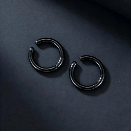 Statement Hollow Ear Bone Clamp for Women Girls,Gold Color Stainless Steel Fake Piercing C-shaped Ear Bone Clip,Fashion Jewelry