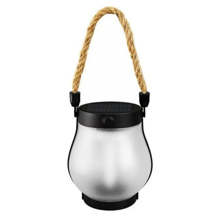 Solar Flickering Flame Lights Hanging Solar Powered Lantern Patio Porch Garden Decoration Camping Light Outdoor Table Decor