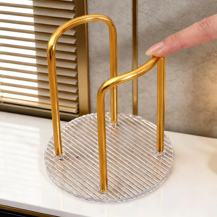 1/4PCS Acrylic Paper Cup Holder Household Disposable Cup Storage Rack Office Kitchen Living Room Counter Desktop Storage Rack