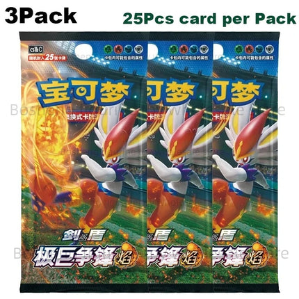 Original Pokemon Card Anime Game Simplified Chinese PTCG Sun&Moon Sword&Shield All Series Cards Booster Packs Toys Children Gift