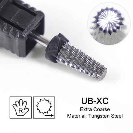 Tapered Barrel Nail Drill Bits Carbide Nails Grinding Head Milling Cutter 4XC Hard Soft Gel Removal Polishing DIY Tools