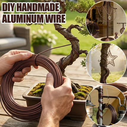 5/20M Bonsai Training Wire Set for Garden Plant Support Aluminum Wire DIY Bonsai Craft Climbing Vine Tree Shaping Gardening Tool