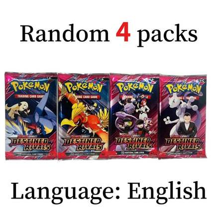 4 Pcs Pokemon Card CHAOS PISING  ASCENDED HEROES  English Booster Battle Pokemon Card Game Carte Trading Collection Cards Gift