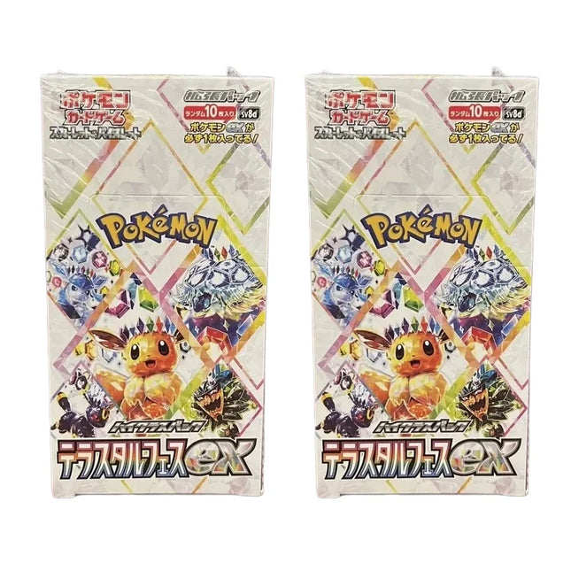 Pokemon Neues Original Sammelkartenspiel Sv8a Terastal Festival Ex Japanische Version Versiegelte Sammelkarte für Anime-Sammler