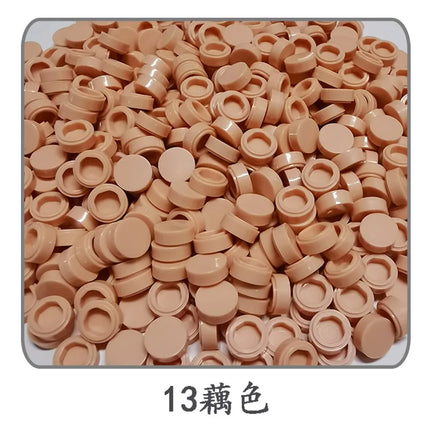 1000pcs/lot Tile 1x1 Round 98138 Special Brick MOC Building Block Small Particle Bricks Parts Compatible with 98138 LOGO Toys