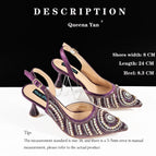 A PAIR SHOES PURPLE / 42