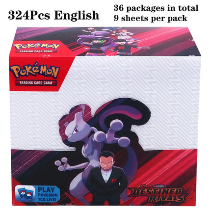324Pcs Pokemon Cards TCG: Sun & Moon XY Evolutions Booster Box  Collectible Trading Pokemon Card Board Game Prismatic Surging