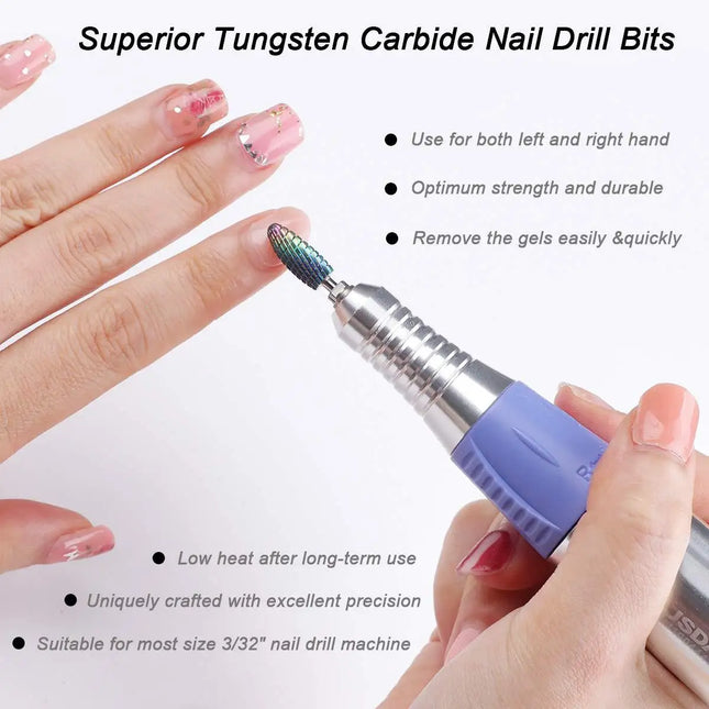 67 Styles Carbide Nail Drill Bits Rotate Electric Ceramic Milling Cutter For Manicure Gel Polish Remover - product image 2