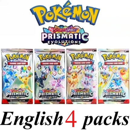Pokemon Cards Mega Evolution Ascended Heroes English Version Cards Per Pack Rare Trading Cards for Collection Gift 4 Packs
