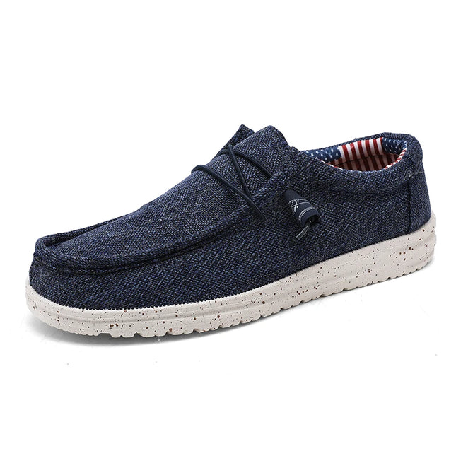 Brand Men Casual Shoes Fashion Denim Canvas Shoes Breathable Men Walking Flat Shoes Outdoor Large Size - product image 7