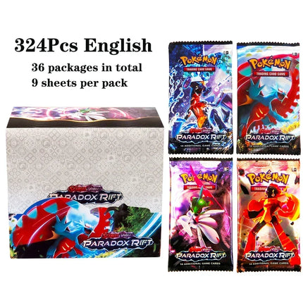 324Pcs Pokemon Cards TCG: Sun & Moon XY Evolutions Booster Box  Collectible Trading Pokemon Card Board Game Prismatic Surging