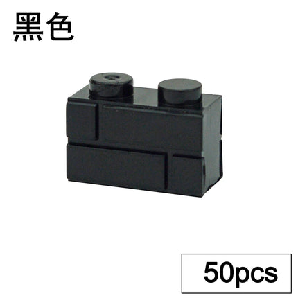DIY Building Blocks Wall Figures Bricks 1x2 1x3 1x4 L Dots Educational Creative Construction Brick Size Compatible Small Bricks