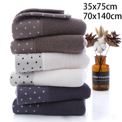 70x140cm Large Size 100% Cotton Towel Shower Bath Towel for Beach Hotel High Quality and Absorbent Soft Non-shedding Adult Towel