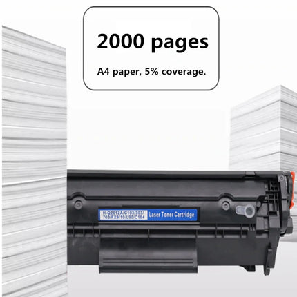 Q2612A 12A 2612 Compatible Toner Cartridge for HP LaserJet 1010 1012 1015 1020 3015 3020 3030 3050 1018 1022 Printer