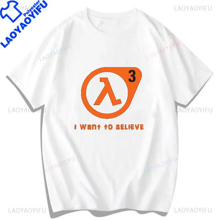 New Style Cry of Fear Half Life 2 Combine Grunge Logo Men's Unisex T-Shirt Casual Funny Gaming Clothes Polyester Printed Tees