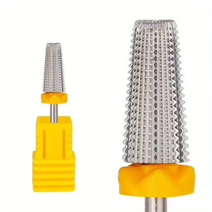 1/5Pcs 5 in 1 Ceramic Nail Drill Bit For Electric Drill Machine 3/32" Shank Milling Cutter Fast remove Acrylic or Hard Gel