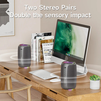 Zealot_S61 Karaoke Machine Portable Bluetooth Speaker with 1-2 Wireless Microphones Bluetooth 5.3 Home Family Singing Gifts
