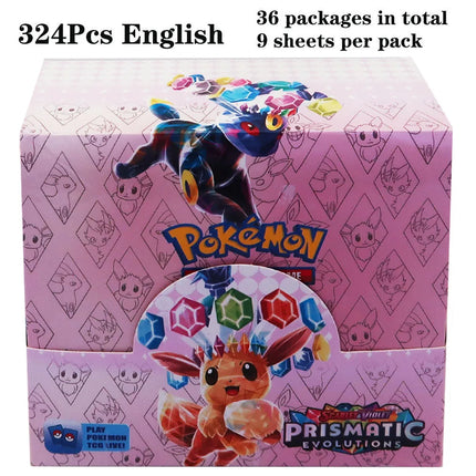 324Pcs Pokemon Cards TCG: Sun & Moon XY Evolutions Booster Box  Collectible Trading Pokemon Card Board Game Prismatic Surging