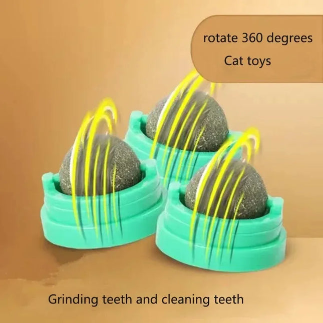 Mint Ball Cat Teeth Cleaning Toy Designed For Chewing And Entertainment A Must-Have Cats Fun Pet Licking - product image 2