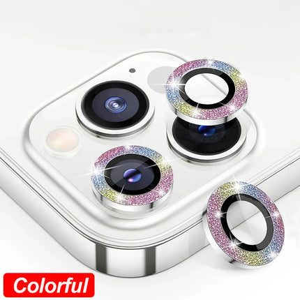 Camera Lens Protector For iPhone 17 Pro Max 17Air 17Pro 15 16 Pro Max Diamond Metal Protective Glass For iPhone 14 15 Plus Lens