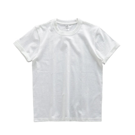 American 230g Heavy Cotton Short-sleeved T-shirt Men's and Women's Shoulder Pure White Bottoming Shirt 2025 New Clothes Summer