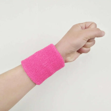 L XL Wristband Sport Sweatband Hand Band Sweat Wrist Support Brace Wrap Guards for Gym Volleyball Basketball Tennis Wrist Band