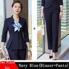 Blue Pant Suits / 4XL / China Mainland