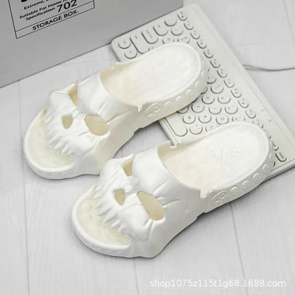Halloween Platform Skull Platform Slipper Demon Home Cloud Summer Beach Sandal Slides Flip Flops - product view 10