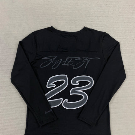 Streetwear Harajuku Hip-hop Letter Printing Oversized Round Neck Long Sleeve T-shirt Men Y2K New Casual Fashion Rock Top Women