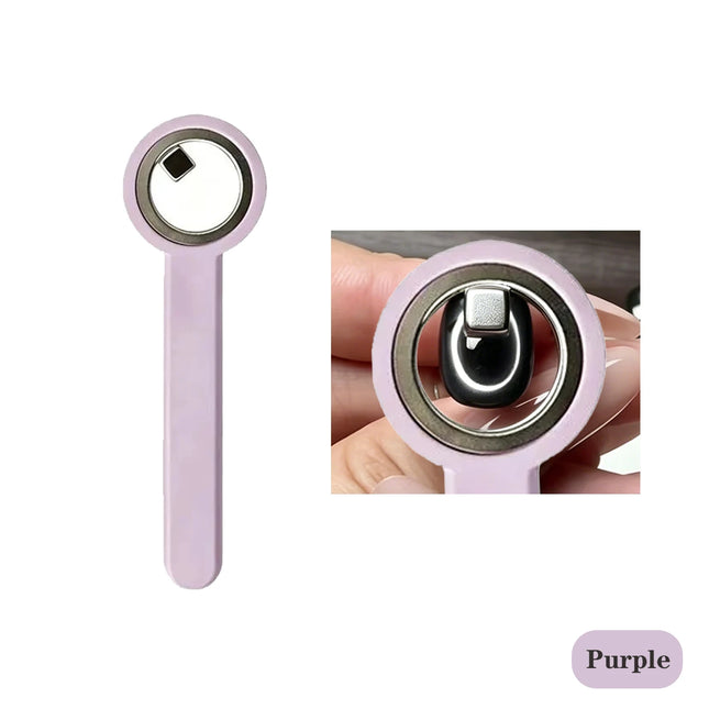 Anillo magnético Halo Cat Eye para uñas, herramienta magnética con mango para esmalte de uñas de gel ojo de gato, herramientas de manicura para arte de uñas DIY