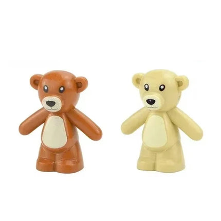 MOC Animal Scene Building Blocks Cats Dogs Sheep Pigs Chickens Eagle Parrots Dolphin Zoo Fram Accessories DIY Toys Bricks T14
