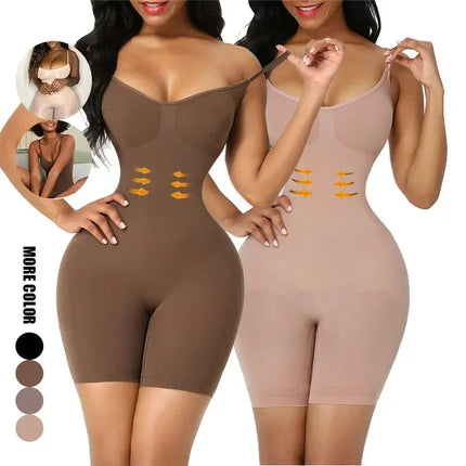 Women's Tummy Control Bodysuit – Seamless Waist Trainer Shapewear, Butt Lifting & Slimming Underwear for Everyday Use