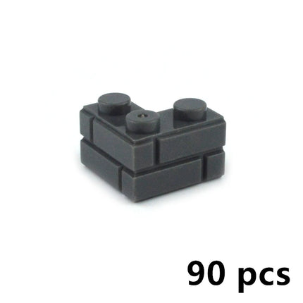 DIY Building Blocks Wall Figures Bricks 1x2 1x3 1x4 L Dots Educational Creative Construction Brick Size Compatible Small Bricks