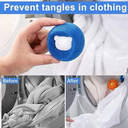1-5pcs Pet Hair Remover Reusable Ball Laundry Washing Machine Filter Wool Sticker Cat Hair Remover Pet Fur Lint - product ima