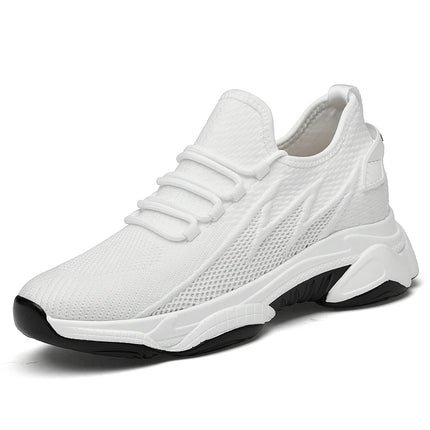 Italian Brand Men's  Genuine Leather Shoes Comfortable Soft Sole Insole 6 Centimeters Men's Casual Oxford Shoes Outdoor Sneakers